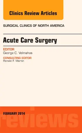 Velmahos |  Acute Care Surgery, an Issue of Surgical Clinics | Buch |  Sack Fachmedien