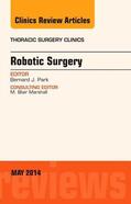 Park |  Robotic Surgery, an Issue of Thoracic Surgery Clinics | Buch |  Sack Fachmedien