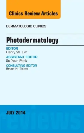 Lim | Photodermatology, an Issue of Dermatologic Clinics | Buch | 978-0-323-31162-5 | www.sack.de