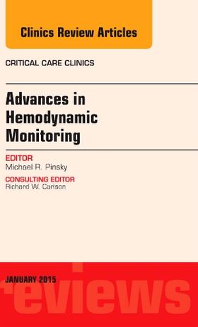Pinsky | Advances in Hemodynamic Monitoring, An Issue of Critical Care Clinics | Buch | 978-0-323-34172-1 | sack.de