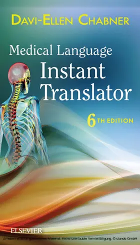 Chabner BA / Chabner |  Medical Language Instant Translator -- E-Book | eBook | Sack Fachmedien