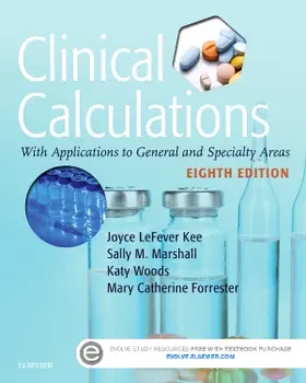Kee / Marshall |  Clinical Calculations | Buch |  Sack Fachmedien