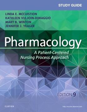 McCuistion / Yeager / Vuljoin DiMaggio |  Study Guide for Pharmacology | Buch |  Sack Fachmedien