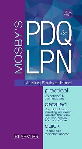 Mosby | Mosby's PDQ for LPN | Buch | 978-0-323-40022-0 | www.sack.de