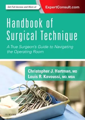 Hartman / Kavoussi | Handbook of Surgical Technique | Buch | 978-0-323-46201-3 | sack.de