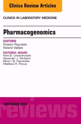 Reynolds / Valdes |  Pharmacogenomics and Precision Medicine, an Issue of the Clinics in Laboratory Medicine | Buch |  Sack Fachmedien