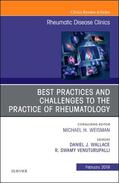 Wallace / Venuturupalli |  Best Practices and Challenges to the Practice of Rheumatology, an Issue of Rheumatic Disease Clinics of North America | Buch |  Sack Fachmedien