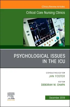 Chapa |  Psychologic Issues in the Icu, an Issue of Critical Care Nursing Clinics of North America | Buch |  Sack Fachmedien