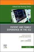 Davidson |  Patient and Family Experience in the Icu, an Issue of Critical Care Nursing Clinics of North America | Buch |  Sack Fachmedien