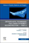 Rodriguez-Collazo / Masadeh |  Orthoplastic techniques for lower extremity reconstruction - Part II, An Issue of Clinics in Podiatric Medicine and Surgery | Buch |  Sack Fachmedien