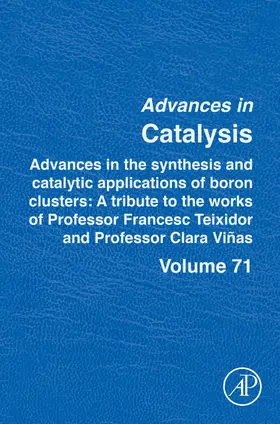  Advances in the Synthesis and Catalytic Applications of Boron Cluster | Buch |  Sack Fachmedien