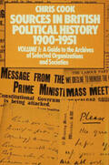 Cook / Jones / Sinclair |  Sources in British Political History 1900-1951 | Buch |  Sack Fachmedien