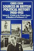 Cook / Jones / Sinclair |  Sources in British Political History 1900-1951 | Buch |  Sack Fachmedien