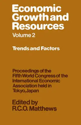 Matthews |  Economic Growth and Resources | Buch |  Sack Fachmedien