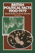 Butler / Sloman |  British Political Facts 1900-1979 | Buch |  Sack Fachmedien