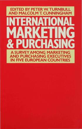 Cunninghamd / Cunningham / Ford | International Marketing and Purchasing | Buch | 978-0-333-28989-1 | sack.de