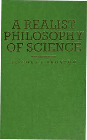 Aronson | A Realist Philosophy of Science | Buch | 978-0-333-35329-5 | www.sack.de
