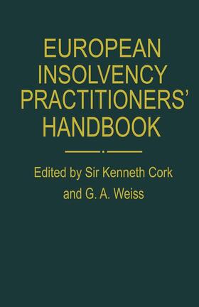Cork | European Insolvency Practitioners' Handbook | Buch | sack.de