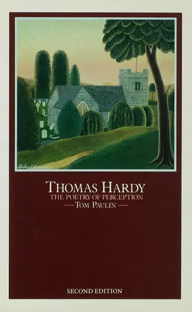 Paulin |  Thomas Hardy: The Poetry of Perception | Buch |  Sack Fachmedien