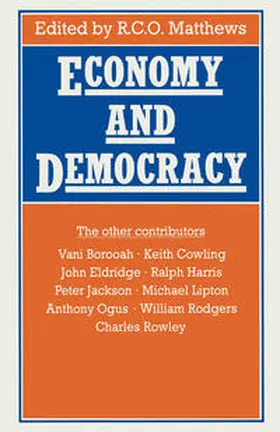 Matthews |  Economy and Democracy | Buch |  Sack Fachmedien