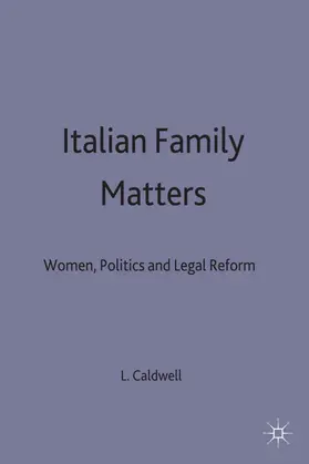 Caldwell |  Italian Family Matters | Buch |  Sack Fachmedien