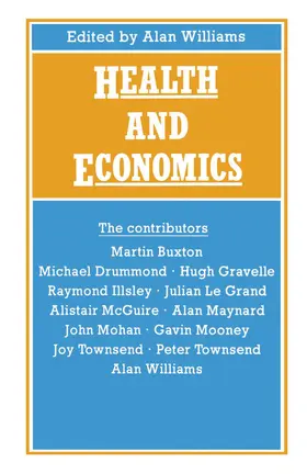 Williams |  Health and Economics | Buch |  Sack Fachmedien
