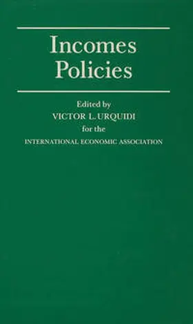 Urquidi |  Incomes Policies | Buch |  Sack Fachmedien
