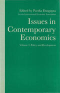 Dasgupta |  Issues in Contemporary Economics | Buch |  Sack Fachmedien