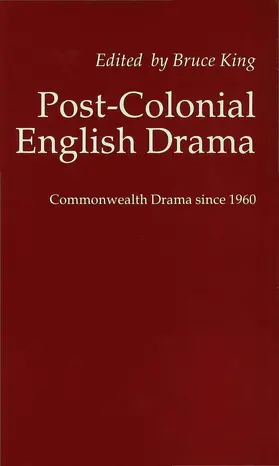King |  Post Colonial English Drama | Buch |  Sack Fachmedien