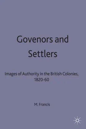 Francis |  Governers and Settlers | Buch |  Sack Fachmedien