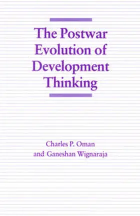 Wignaraja / Oman |  The Postwar Evolution of Development Thinking | Buch |  Sack Fachmedien