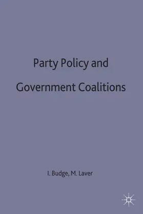 Budge / Laver |  Party Policy and Government Coalitions | Buch |  Sack Fachmedien