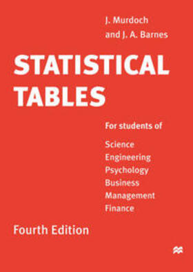 Barnes / Murdoch |  Statistical Tables | Buch |  Sack Fachmedien