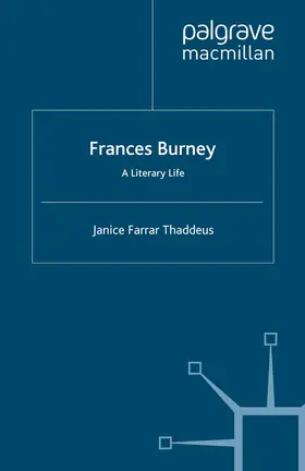Thaddeus | Frances Burney | Buch | 978-0-333-60764-0 | www.sack.de