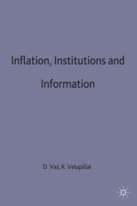 Vaz / Velupillai | Inflation Institutions and Information | Buch | 978-0-333-61772-4 | sack.de