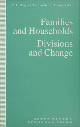 Arber / Marsh |  Families and Households | Buch |  Sack Fachmedien