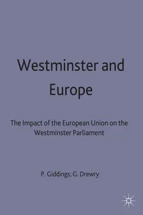 Drewry / Giddings |  Westminster and Europe | Buch |  Sack Fachmedien