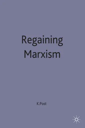 Post |  Regaining Marxism | Buch |  Sack Fachmedien