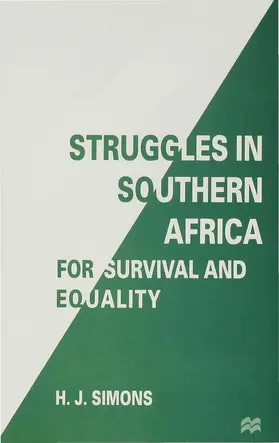 Simons |  Struggles in Southern Africa for Survival and Equality | Buch |  Sack Fachmedien