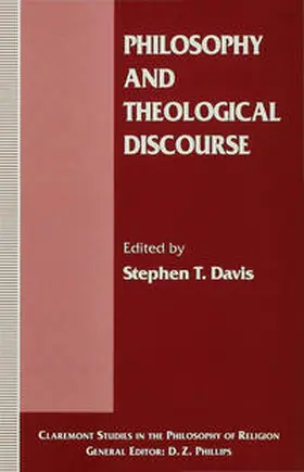 Davis |  Philosophy and Theological Discourse | Buch |  Sack Fachmedien