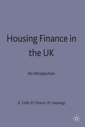 Housing Finace in the UK | Buch | 978-0-333-66436-0 | sack.de