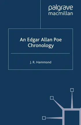 Hammond |  An Edgar Allan Poe Chronology | Buch |  Sack Fachmedien