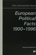 Cook / Paxton |  European Political Facts 1900-1996 | Buch |  Sack Fachmedien