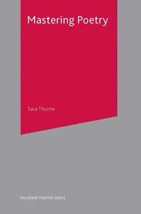 Thorne |  Mastering Poetry | Buch |  Sack Fachmedien