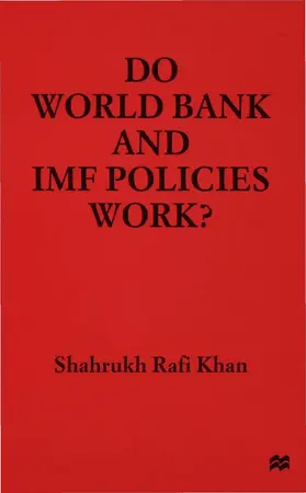 Khan |  Do World Bank and IMF Policies Work? | Buch |  Sack Fachmedien