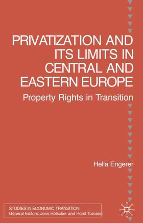 Engerer | Privatisation and Its Limits in Central and Eastern Europe | Buch | 978-0-333-75142-8 | sack.de
