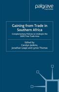 Jenkins / Leape / Thomas |  Gaining from Trade in Southern Africa | Buch |  Sack Fachmedien