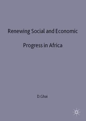 Ghai |  Renewing Social and Economic Progress in Africa | Buch |  Sack Fachmedien