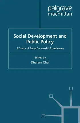 Ghai |  Social Development and Public Policy | Buch |  Sack Fachmedien