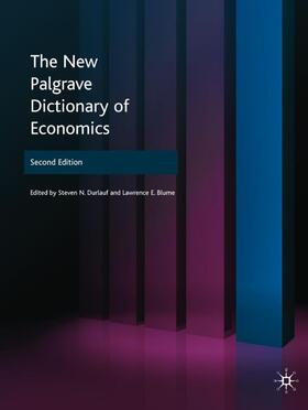 Na / Durlauf |  New Palgrave Dictionary of Economic | Buch |  Sack Fachmedien